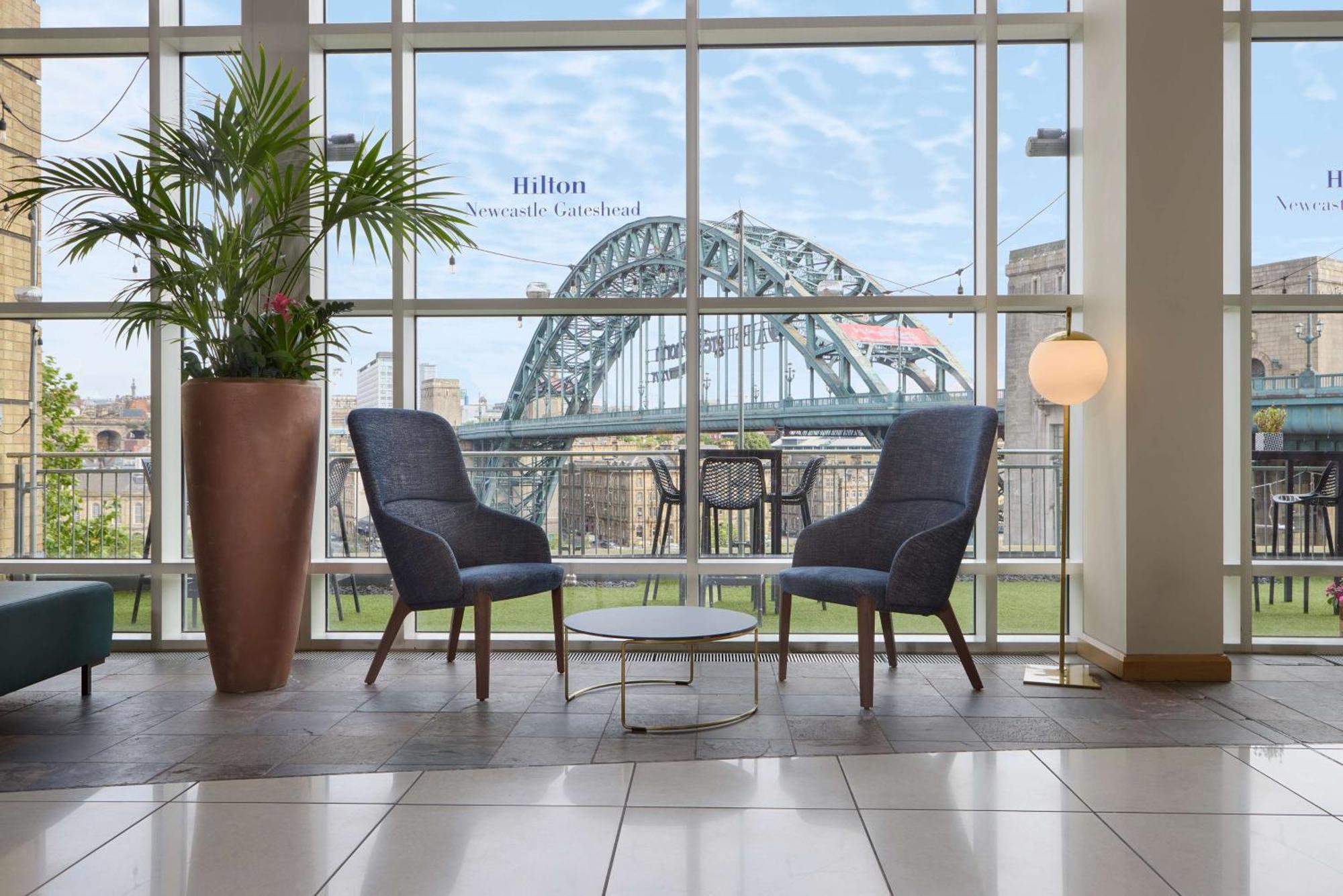 Hilton Newcastle Gateshead Hotell Eksteriør bilde